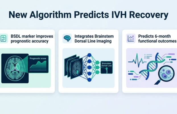 algorithm predicts brain bleed recovery using brainstem line