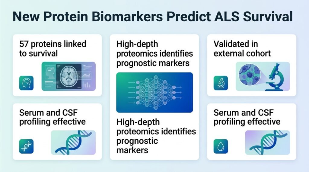 Circulating protein profiling identifies prognostic biomarkers in amyotrophic lateral Sclerosis