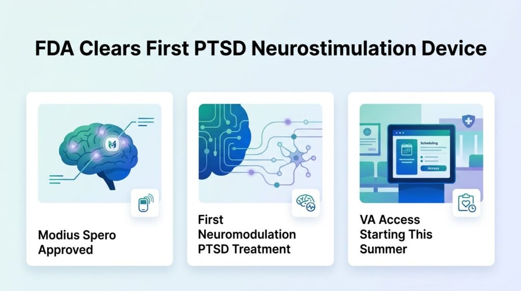 FDA Clears First Wearable Device for PTSD