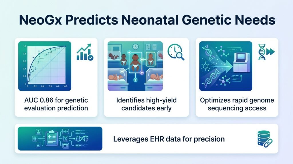 NeoGx: Machine-Recommended Rapid Genome Sequencing for Neonates