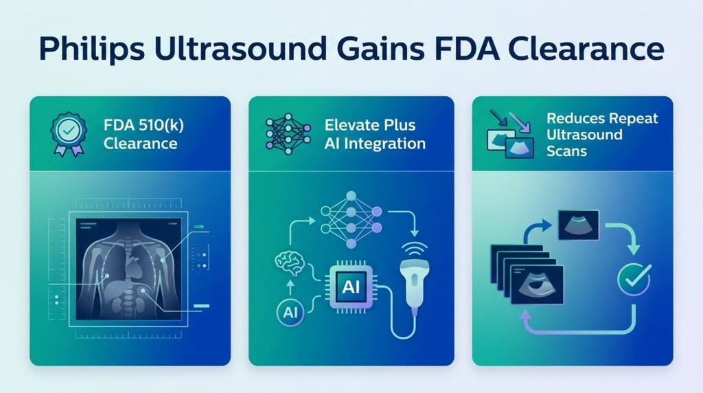 FDA Clears Philips AI Ultrasound Software