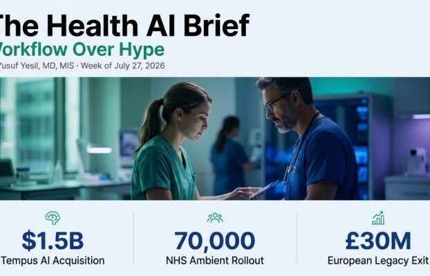 The Health AI Brief — Week of July 27, 2026