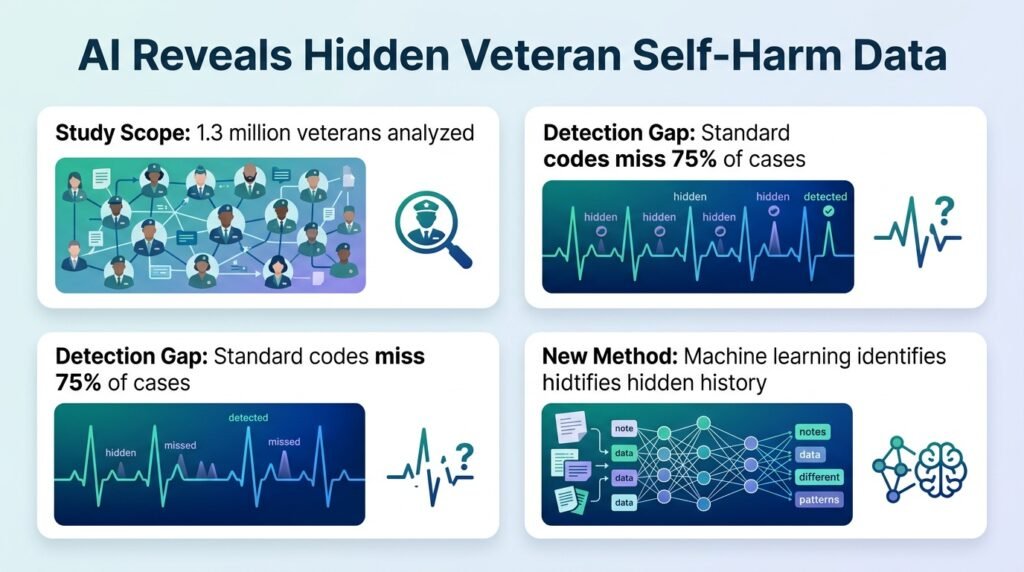 AI Exposes Hidden Self-Harm in Medical Records