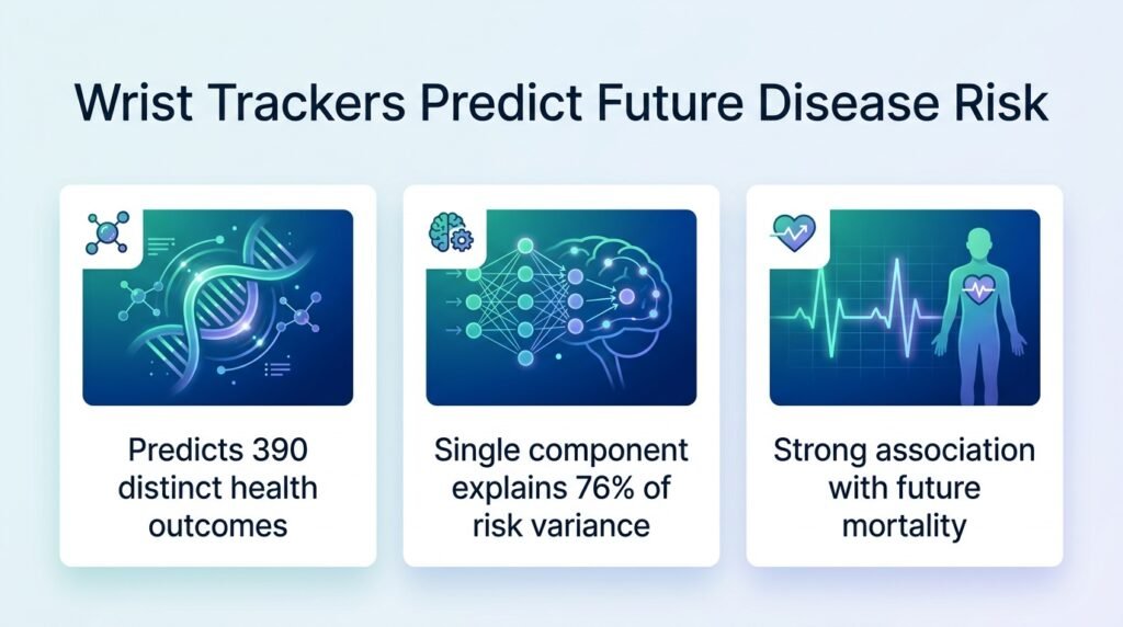 Wrist trackers predict future disease and mortality