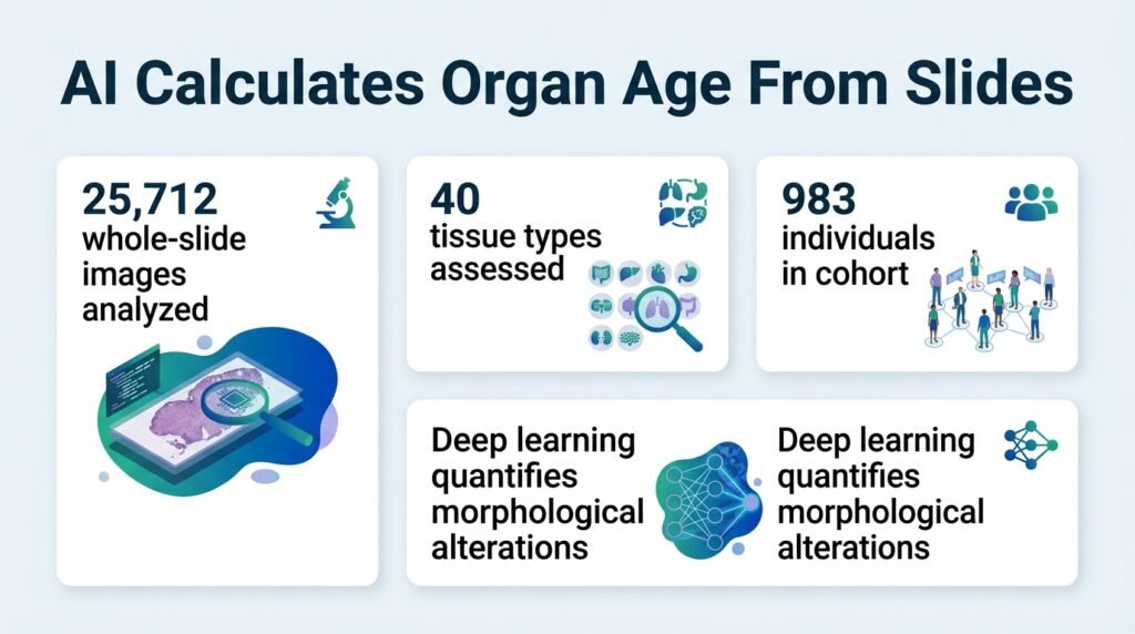 AI calculates organ age from tissue slides