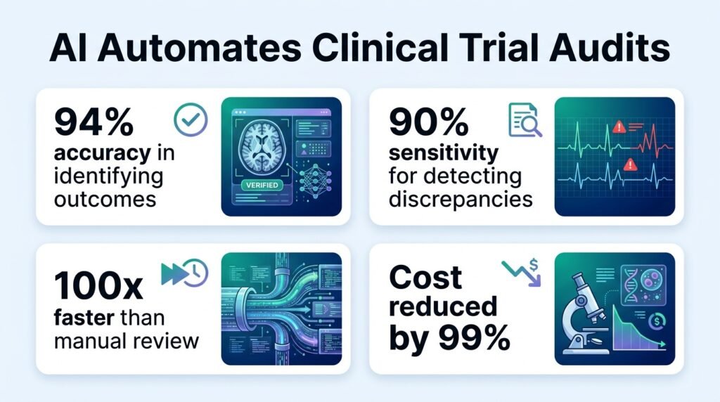 AI catches clinical trial reporting errors cheaply