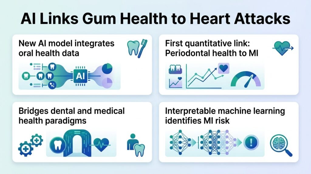 AI connects gum disease to heart attacks