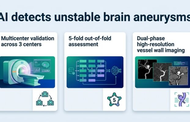 AI detects unstable brain aneurysms across hospitals