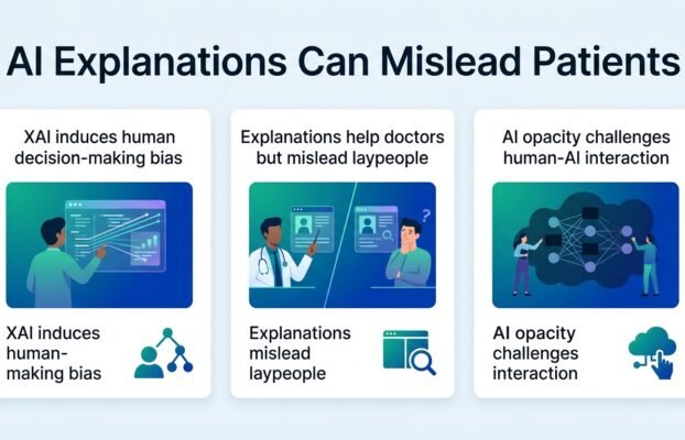 ai explanations help doctors but mislead patients