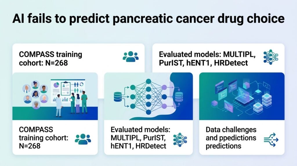 AI fails to predict pancreatic cancer drug choice