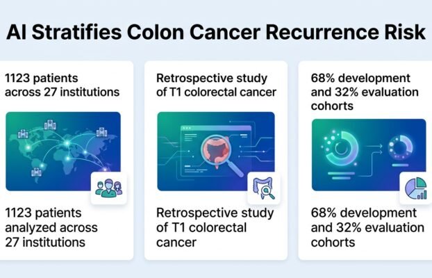 AI groups early colon cancer recurrence risks