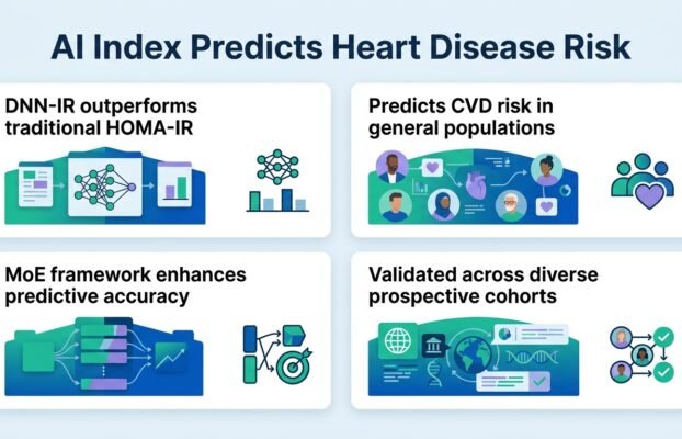 AI insulin resistance index predicts heart disease risk