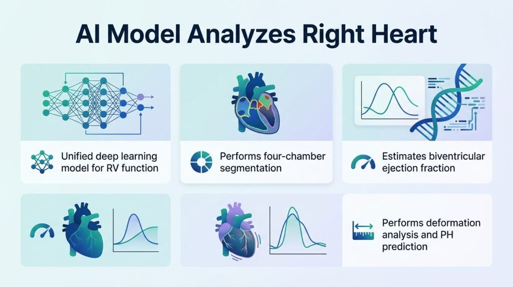 AI model analyzes the neglected right heart