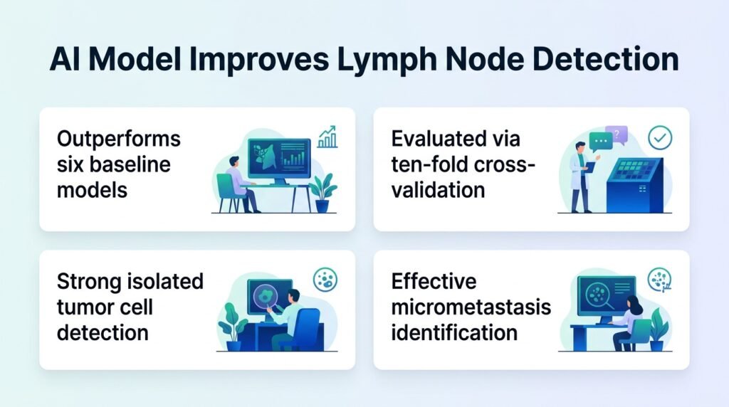 AI model improves lymph node cancer detection