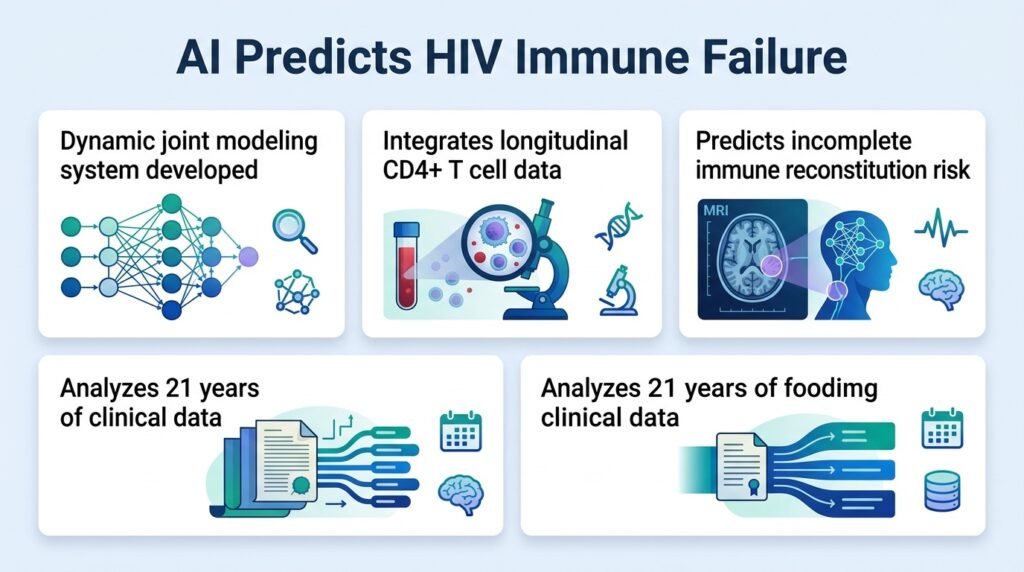 AI predicts immune failure in HIV patients