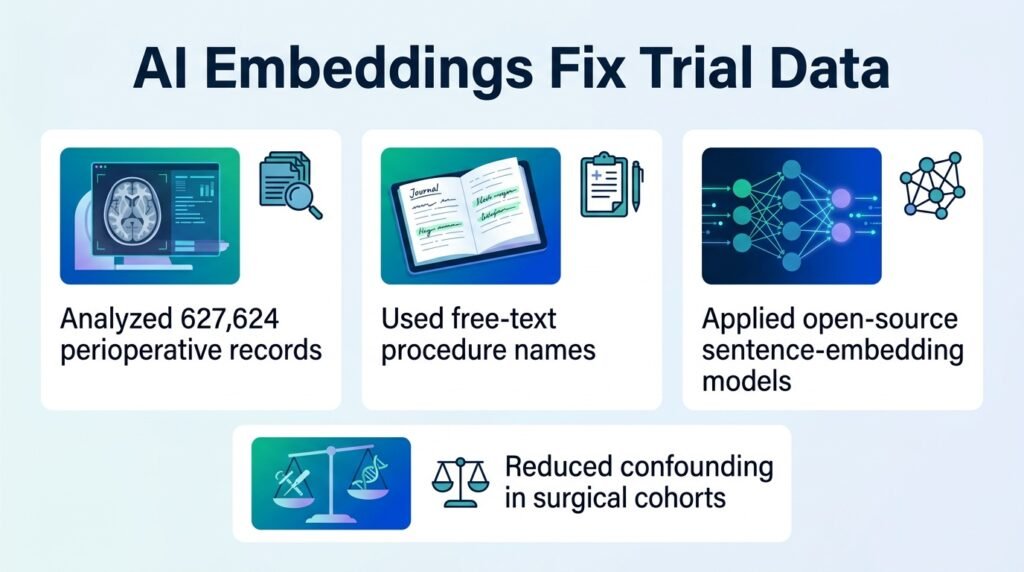 AI reads surgery names to fix trial data