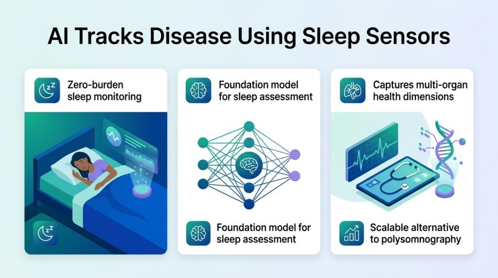 AI tracks diseases using under-pillow sleep sensors