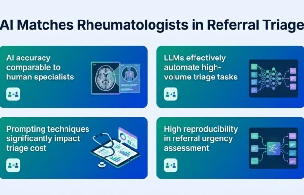 ai triages rheumatology referrals as well as doctors