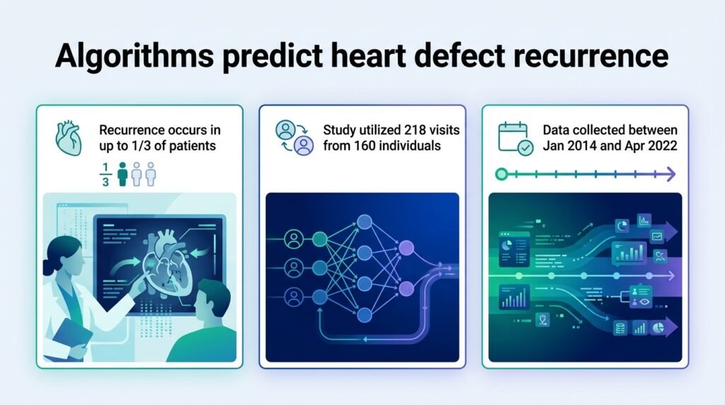 Algorithms predict heart defects before they recur