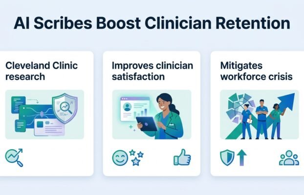 ambient scribes improve clinician retention cleveland clinic