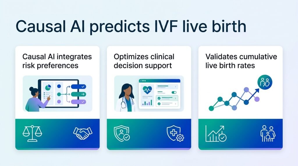 Causal AI predicts IVF live birth success