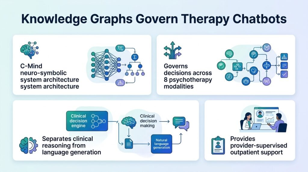 Clinical knowledge graphs tame rogue therapy chatbots