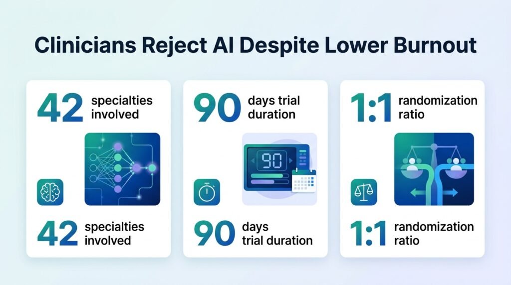 Clinicians reject AI tool despite lower burnout