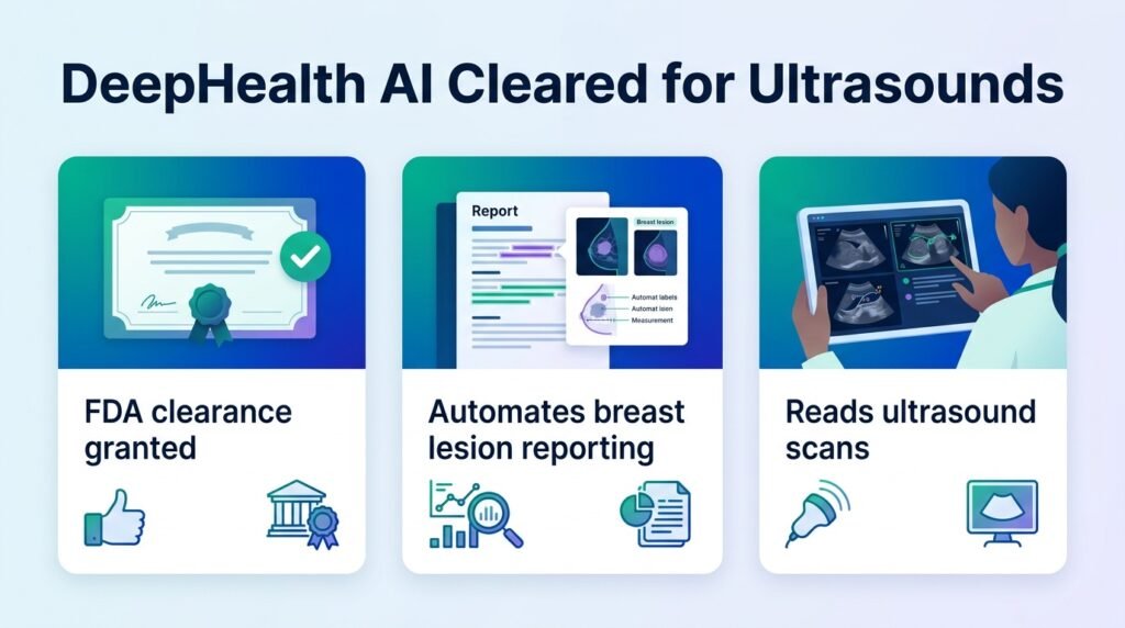FDA Clears AI to Read Breast Ultrasounds