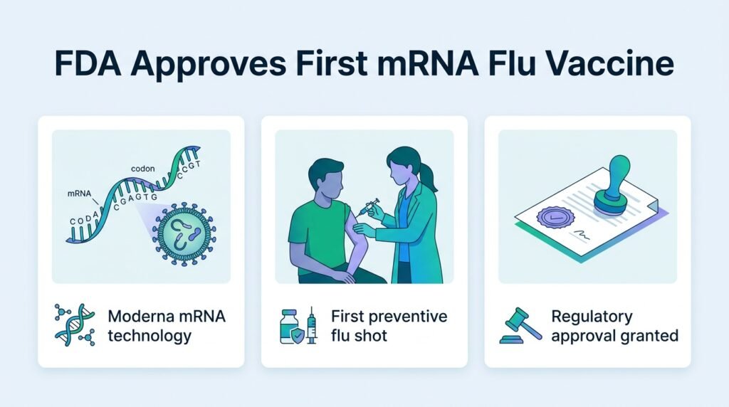 Moderna Wins FDA Approval for mRNA Flu Shot