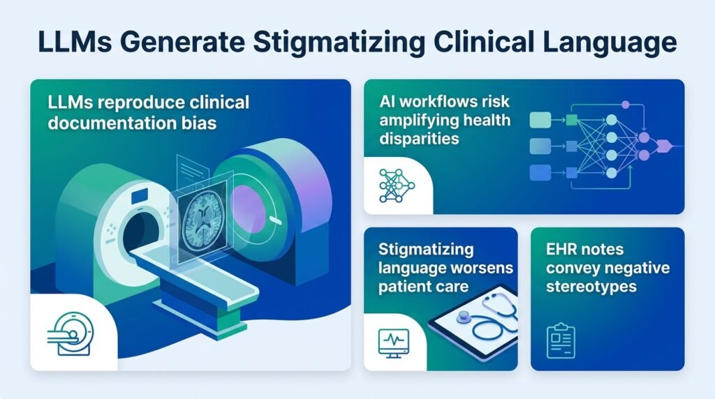 Large Language Models Generate Stigmatizing Language During Reasoning Over Real-World Clinical Data