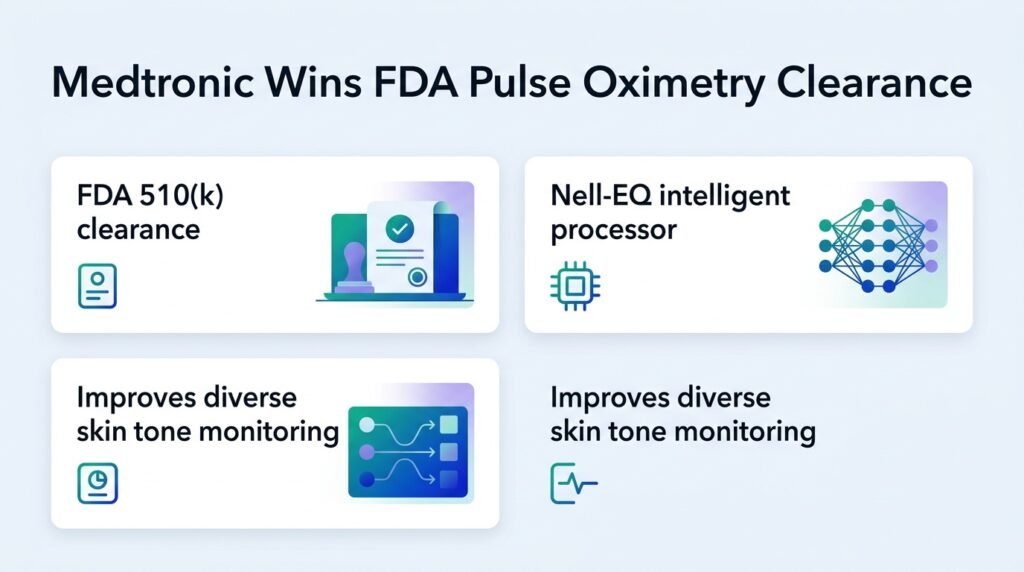 Medtronic Wins FDA Clearance for Unbiased Pulse Oximeter