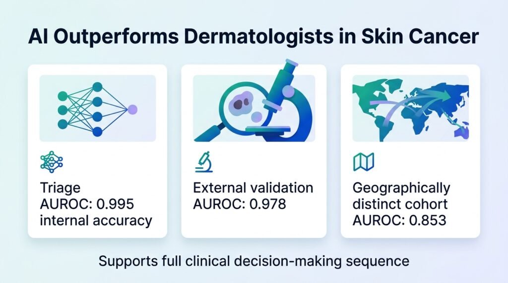 New Skin Cancer AI Beats Nineteen Dermatologists