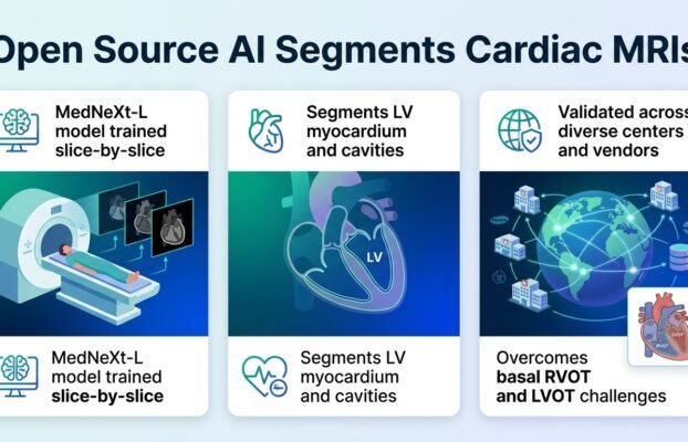 open source ai segments complex cardiac mris