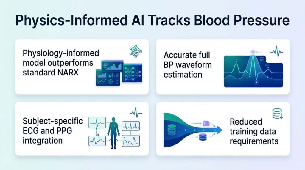 Physics helps AI track continuous blood pressure