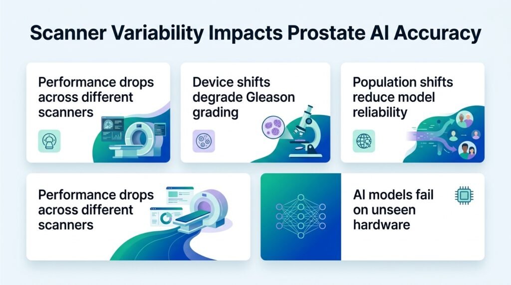 Scanner Differences Break Prostate Cancer AI Grading