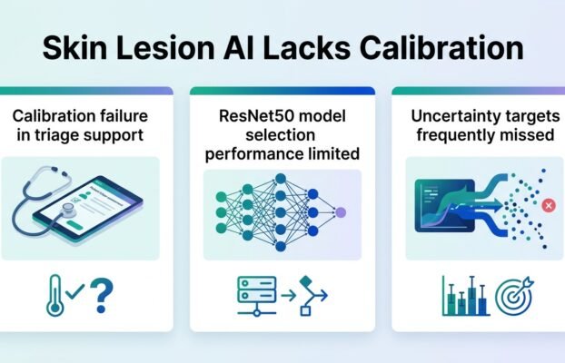 Skin lesion AI misses its uncertainty targets