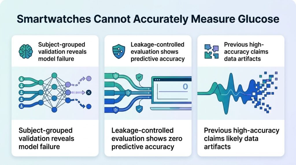Smartwatches fail to measure blood glucose levels