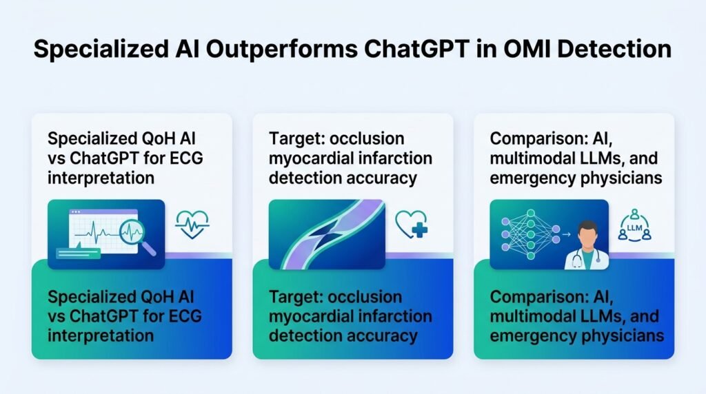 Specialized AI beats ChatGPT at heart attack detection