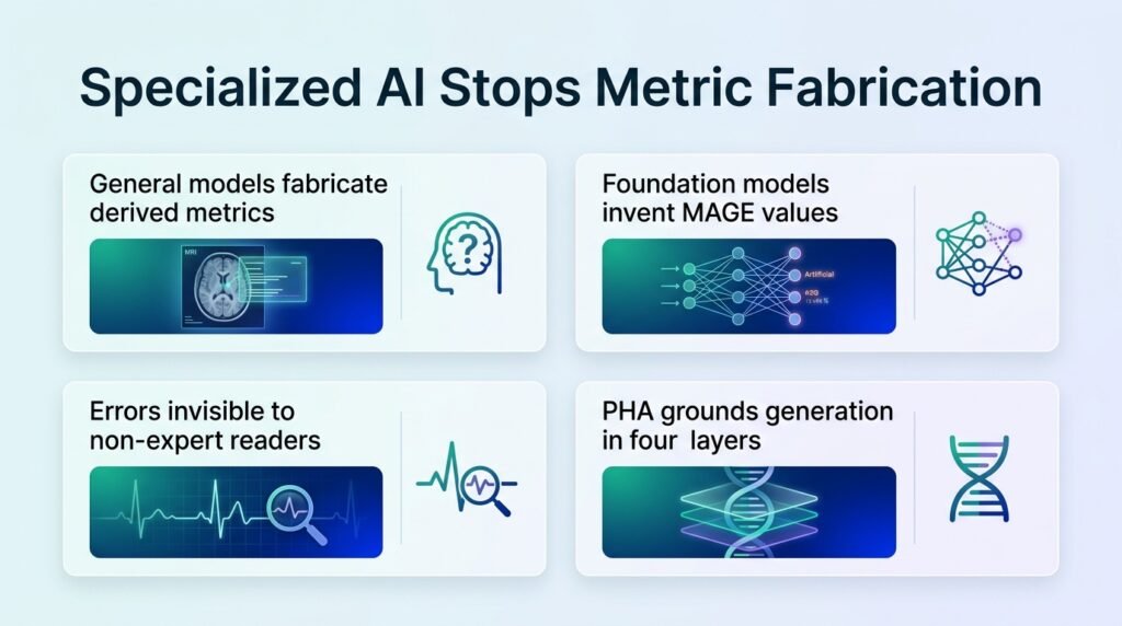 Specialized AI Stops Fabricating Metabolic Health Metrics