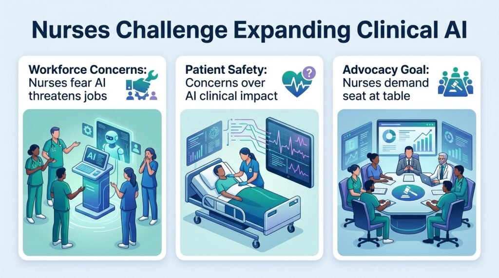 Nurses Fight to Stop AI Replacing Human Care