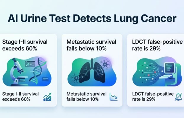 Urine test detects early lung cancer using AI