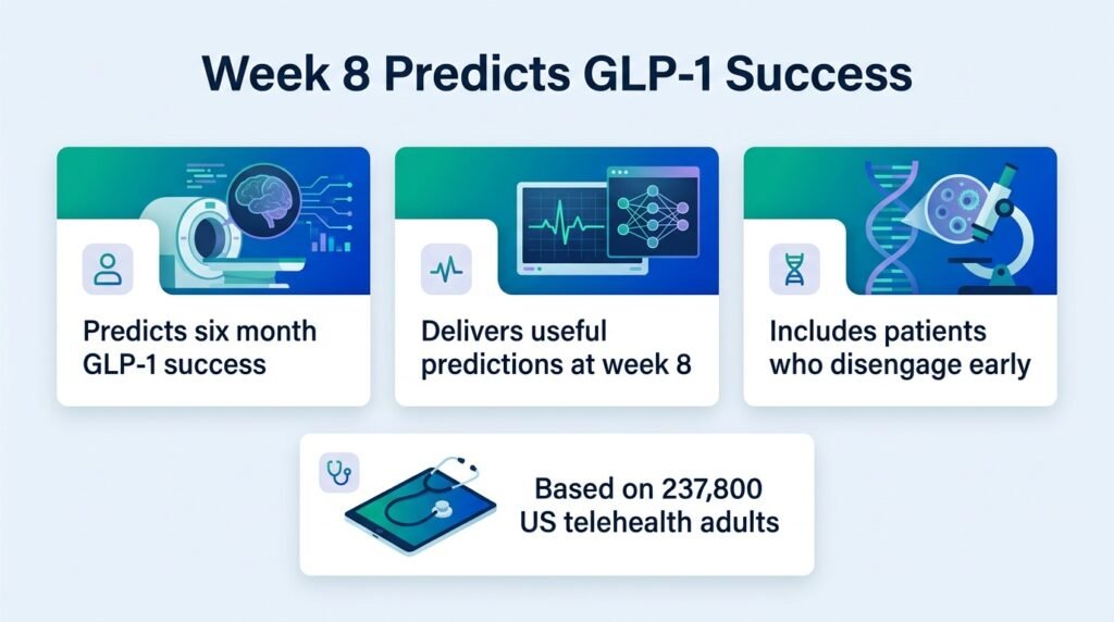 Week Eight Predicts Six Month GLP-1 Success