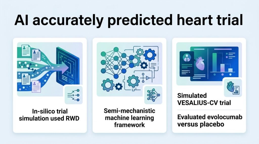 AI accurately predicted a major heart drug trial