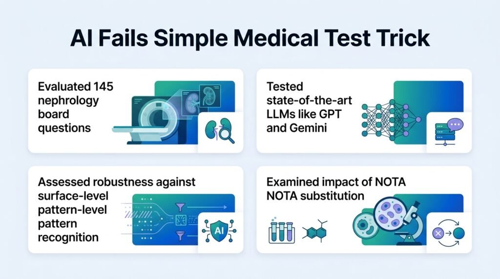 AI fails a simple medical test trick