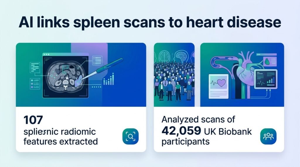 AI links spleen scans to heart disease