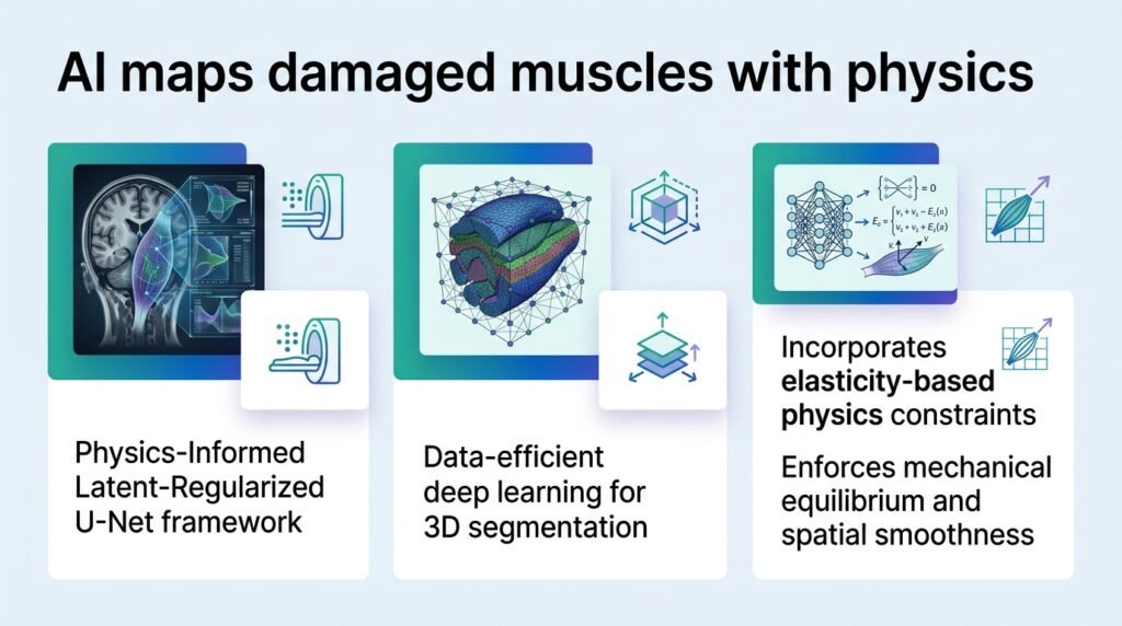 AI maps damaged muscles using physics rules