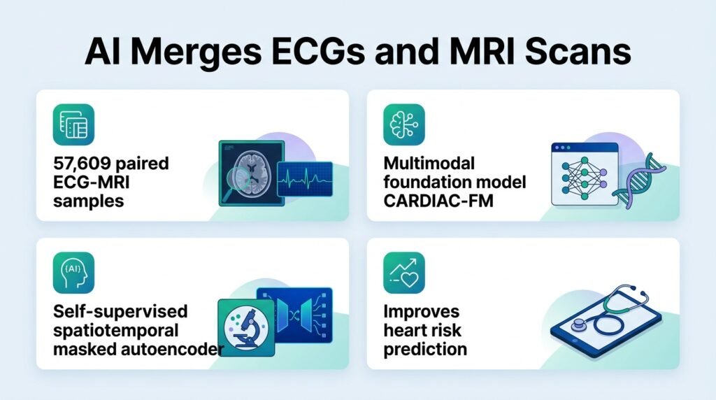 AI merges ECGs and MRI scans for heart risk