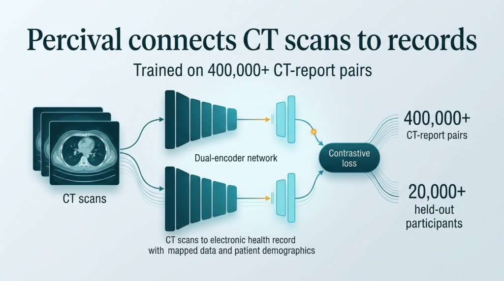 AI model connects CT scans to patient records