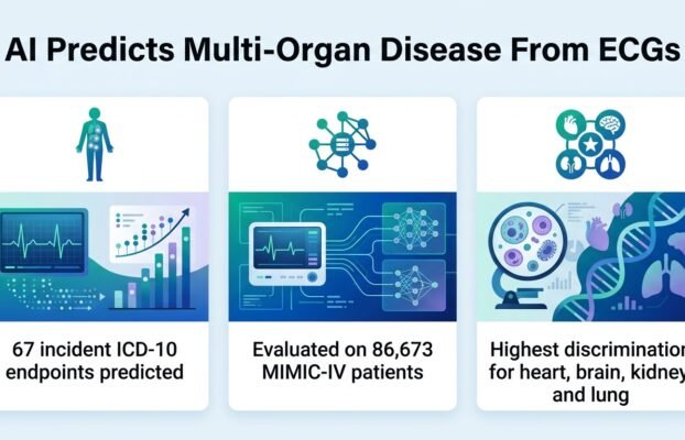 AI predicts multiple diseases from standard ECGs