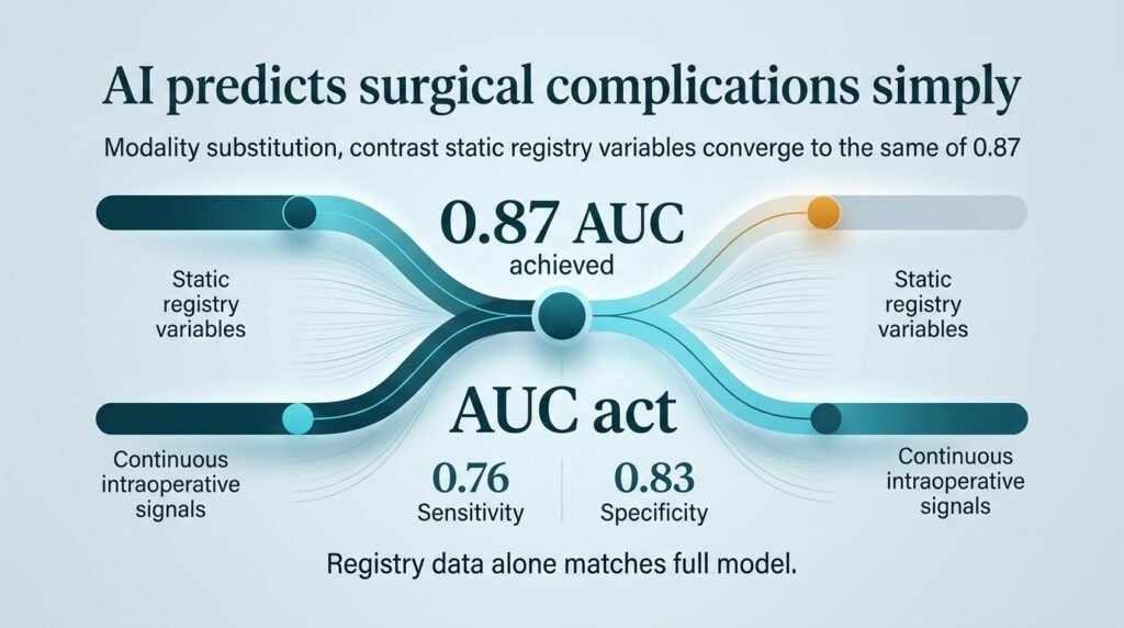 AI predicts surgical complications with simpler data